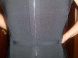 Lady's Black Vince Camuto Dress Size 2 - Diamonds Sapphires Rubies Emeralds