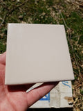 Vintage (NOS) Florida Tile Fawn Beige 10.0 sq. Ft. (4.25 x 4.25) #9508 - Diamonds Sapphires Rubies Emeralds