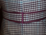 Purple Plaid Cynthia Steffe Dress Size 2 - Diamonds Sapphires Rubies Emeralds