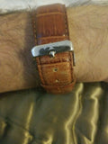 Technos Chronograph Watch 5 ATM Genuine Leather  (PLEASE NOTE MISSING 1 DIAL)