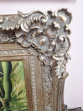 Large Framed Artwork of a Nude Asian Woman IMPERFECT CONDITION!! SEE PICS!!