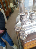 Sterling Silver Hazofrim Made In Israel Menorah 1.77 KG Signed