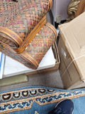 Vintage Basket Weave Jewelry Box