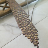 Mid century Modern Designer Bijan Wall Sculpture Bridge