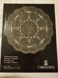 Christie's New York 19th century furniture sculpture porcelain decorative object