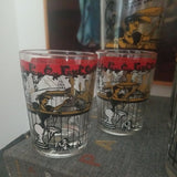 Mid century Modern Barware Cocktail Shaker with Glasses
